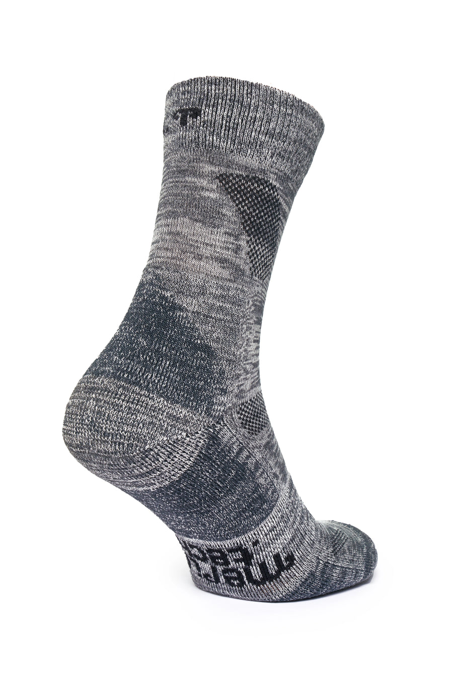 Merino Wool Hiking Socks, 2 pack, Iron Grey — view 3