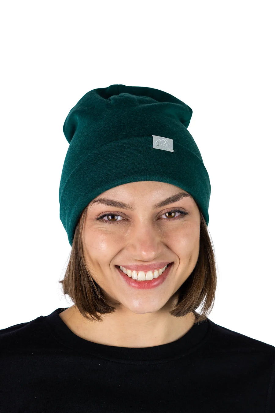 Adult Beanie Forest Green — view 2