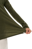 Kids' Merino Wool Long Sleeve 250 Dark Olive — view 8