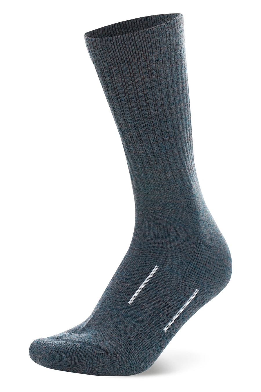 Merino Wool Hiking Socks, 3 pack, Deep Green — view 2