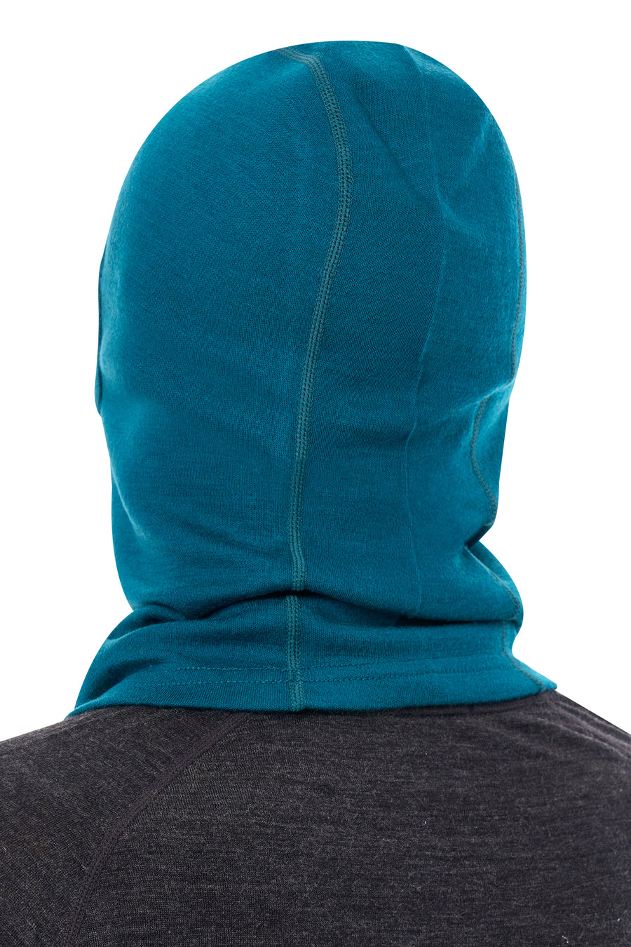Merino Wool Balaclava Deep Teal — view 2