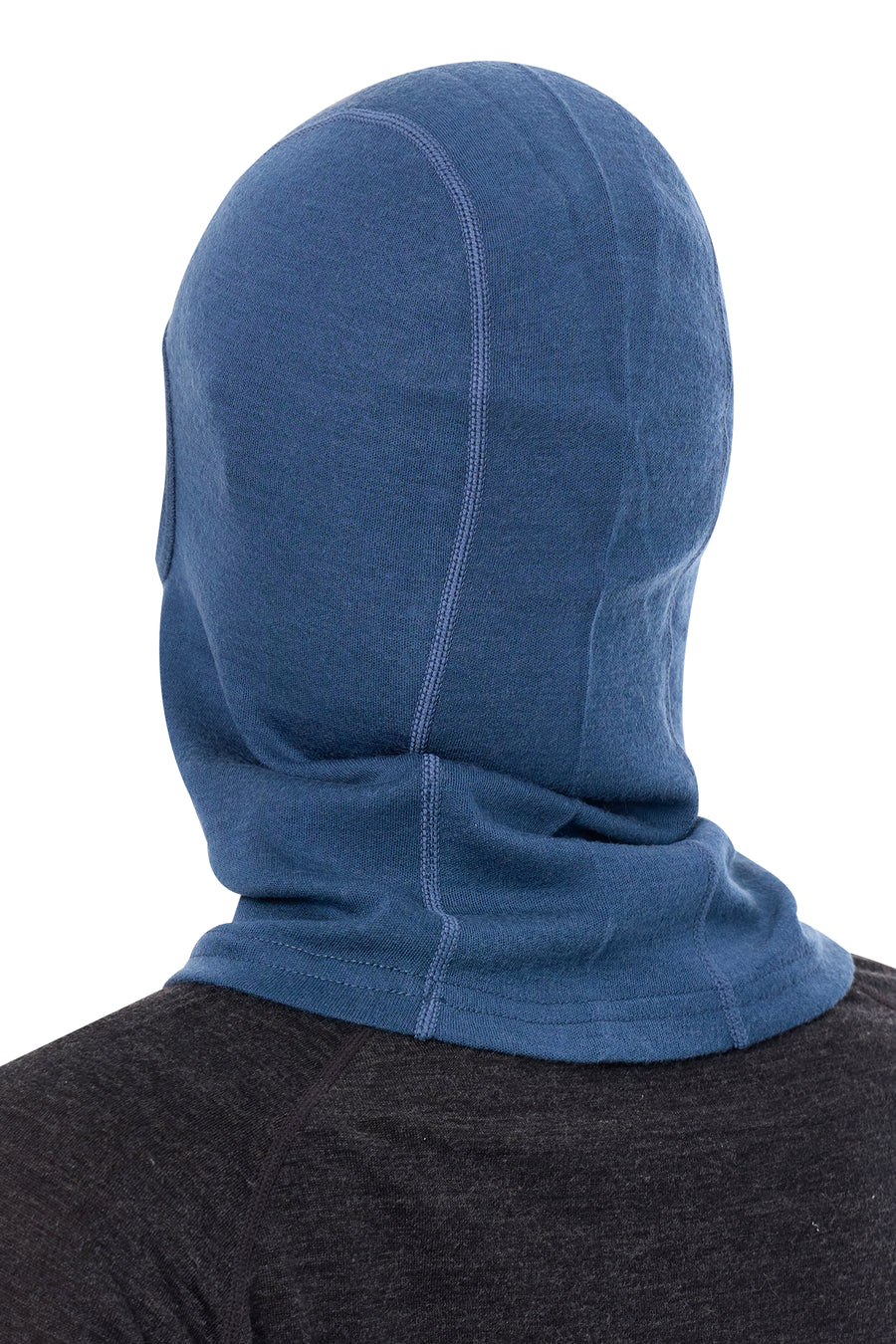 Merino Wool Balaclava Denim — view 2