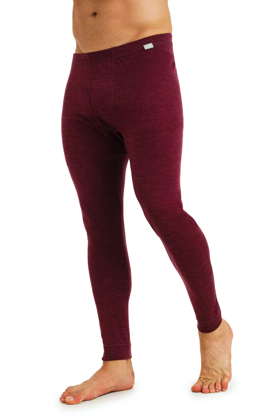 Men's Merino Pants 165 Burgundy — view 2