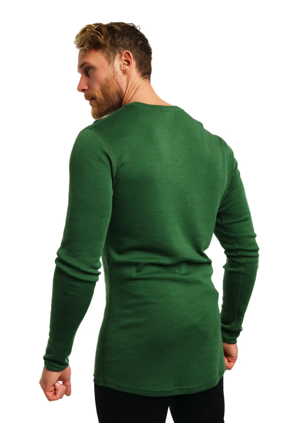 Men's Merino Long Sleeve 250 Olive — view 3