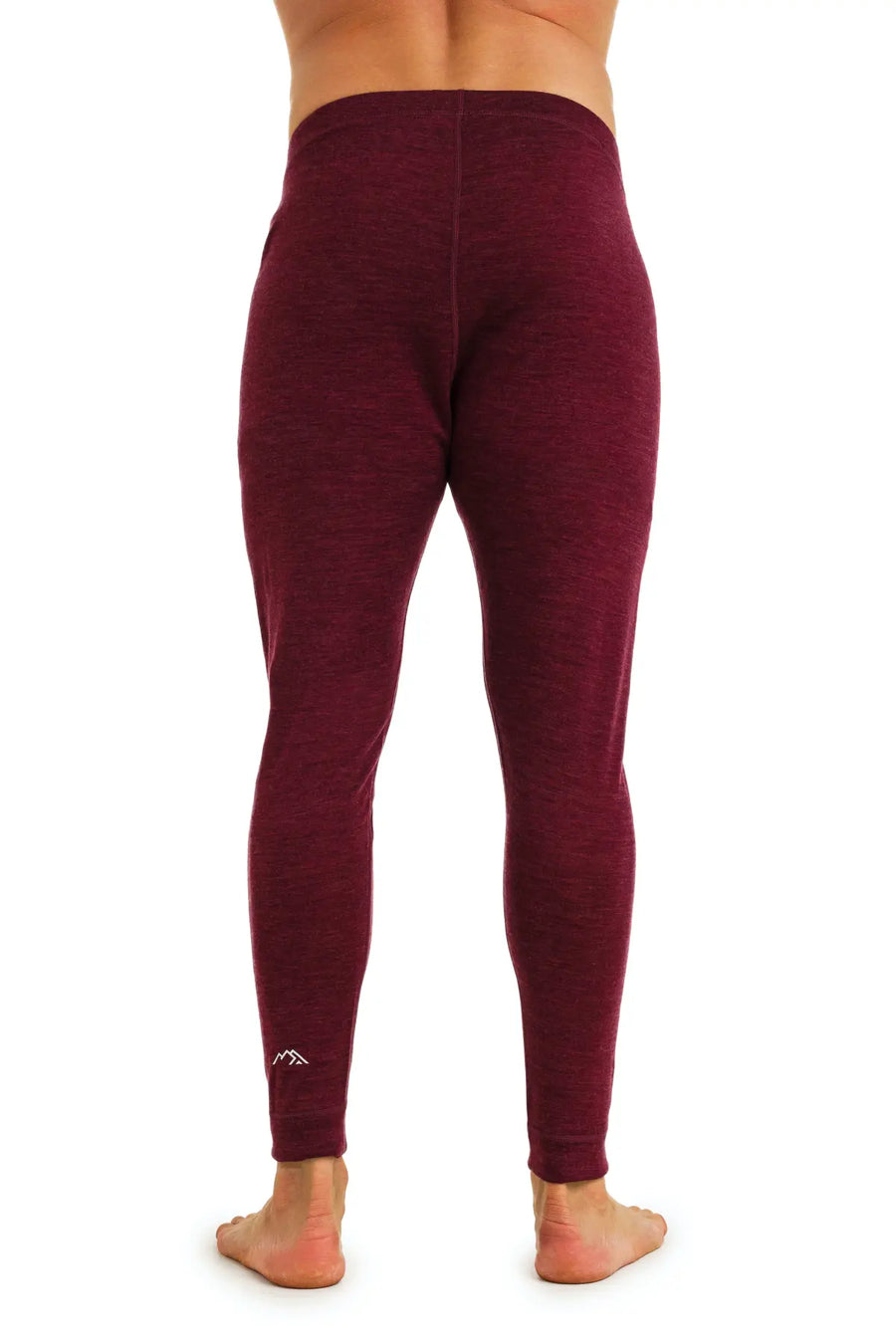 Men's Merino Pants 165 Burgundy — view 3