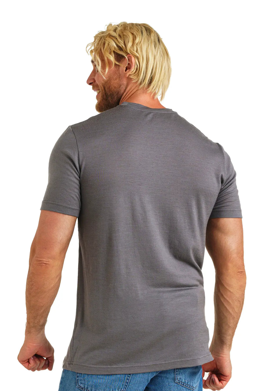 Men's Merino T-shirt 180 Perfect Grey — view 2