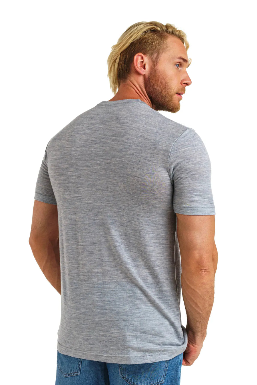 Men's Merino T-shirt 180 Heather Grey — view 2