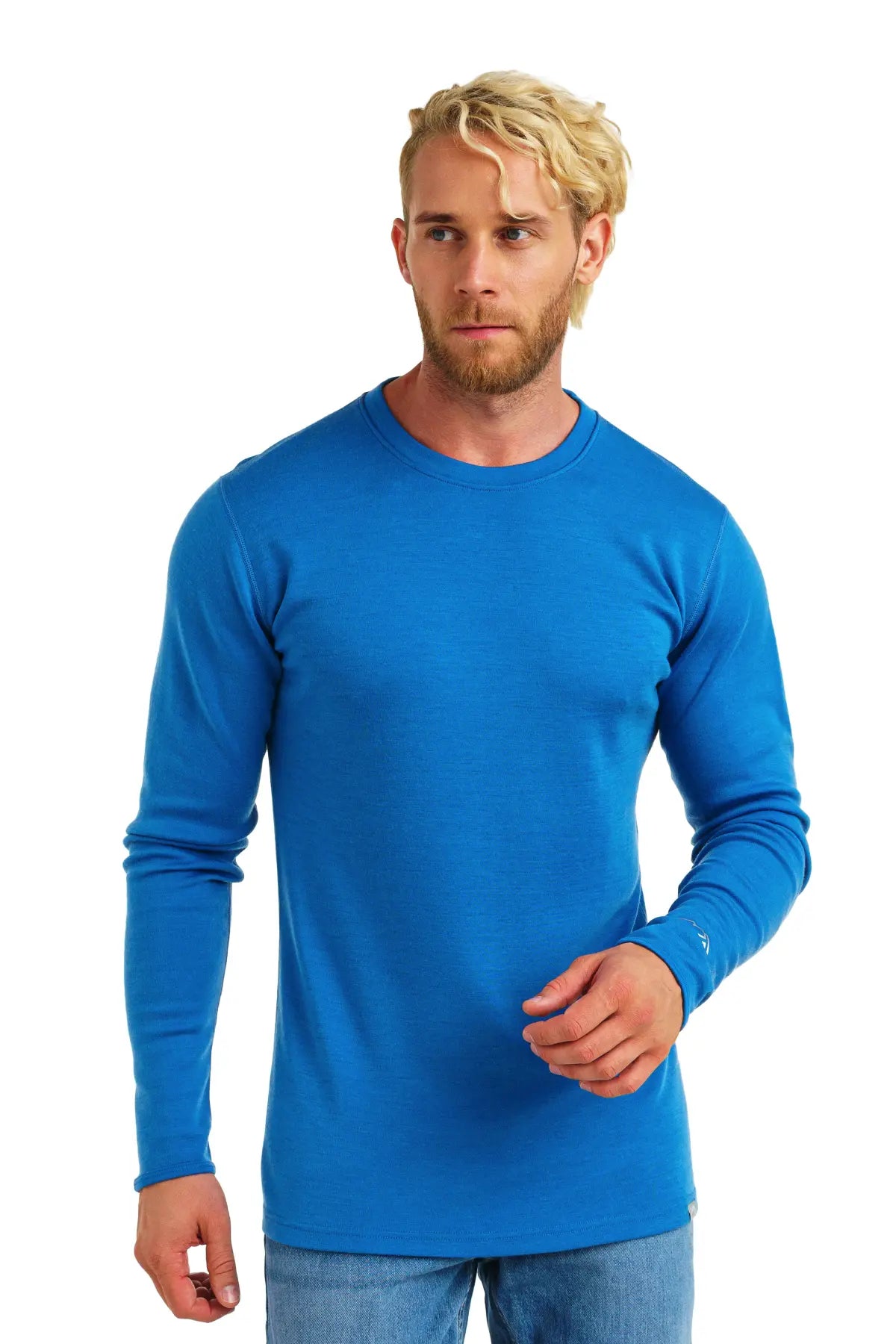 Merino Wool Long Sleeve Base Layer, Heavyweight, Thermal Underwear