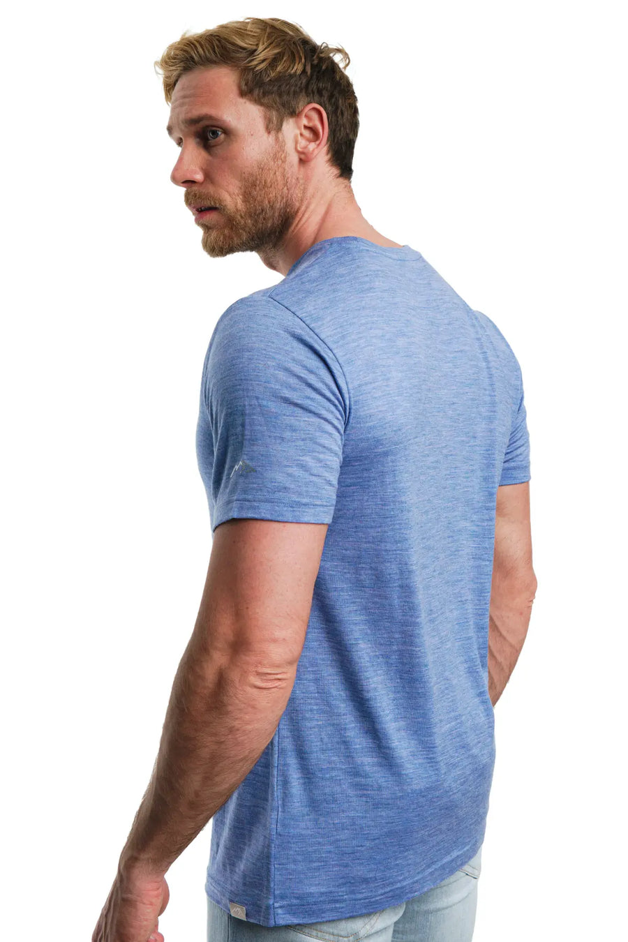 Men's Merino T-shirt 180 Woodland Grey Melange — view 2