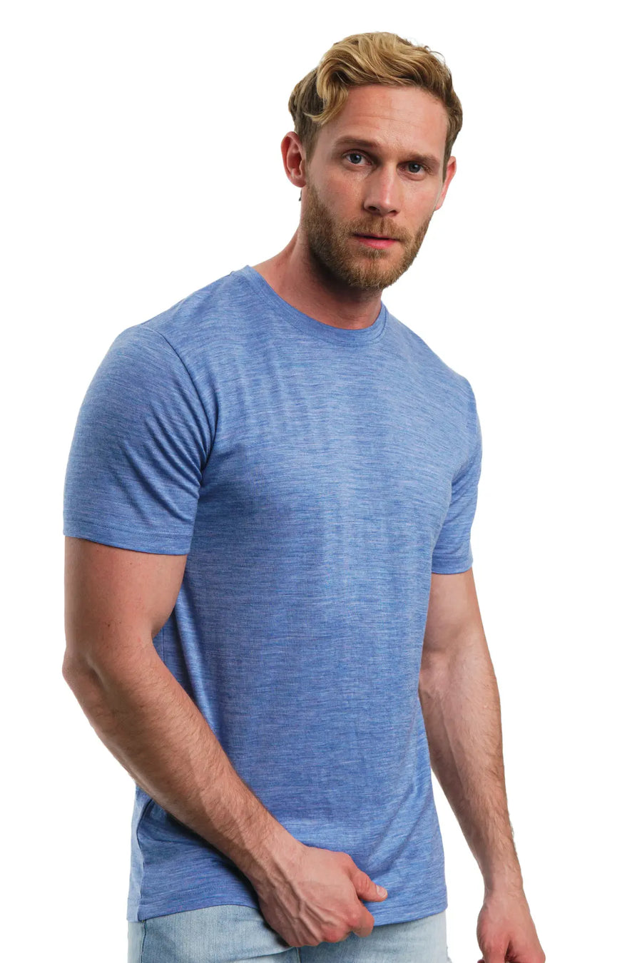 Men's Merino T-shirt 180 Woodland Grey Melange