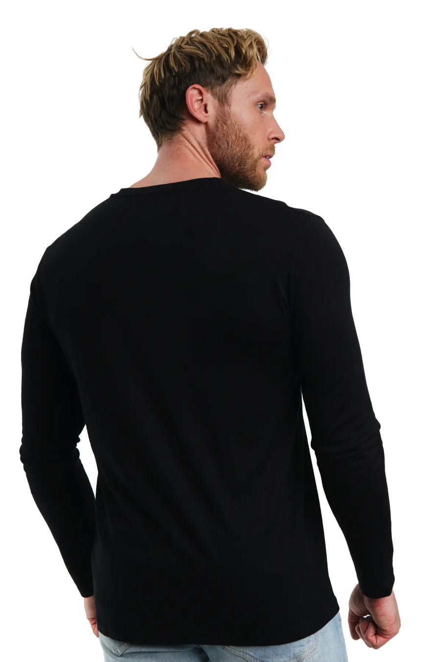 Men's Merino Long Sleeve 165 Black — view 2