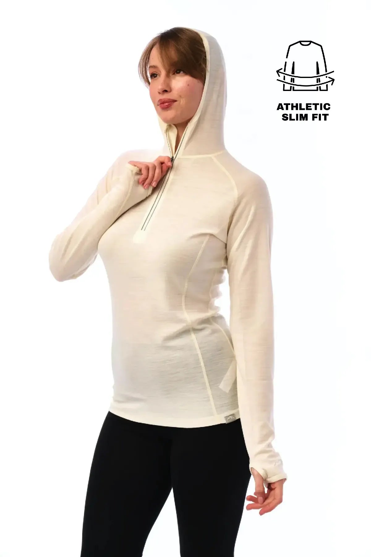Womens merino wool hoodie sale