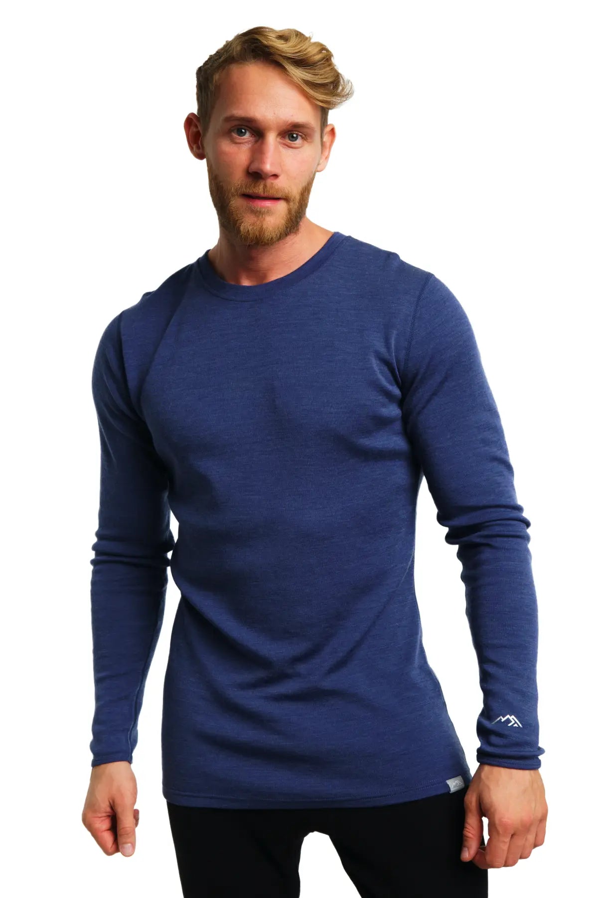 Merino Wool Long Sleeve (Windsor Blue) Thermal Base Layer