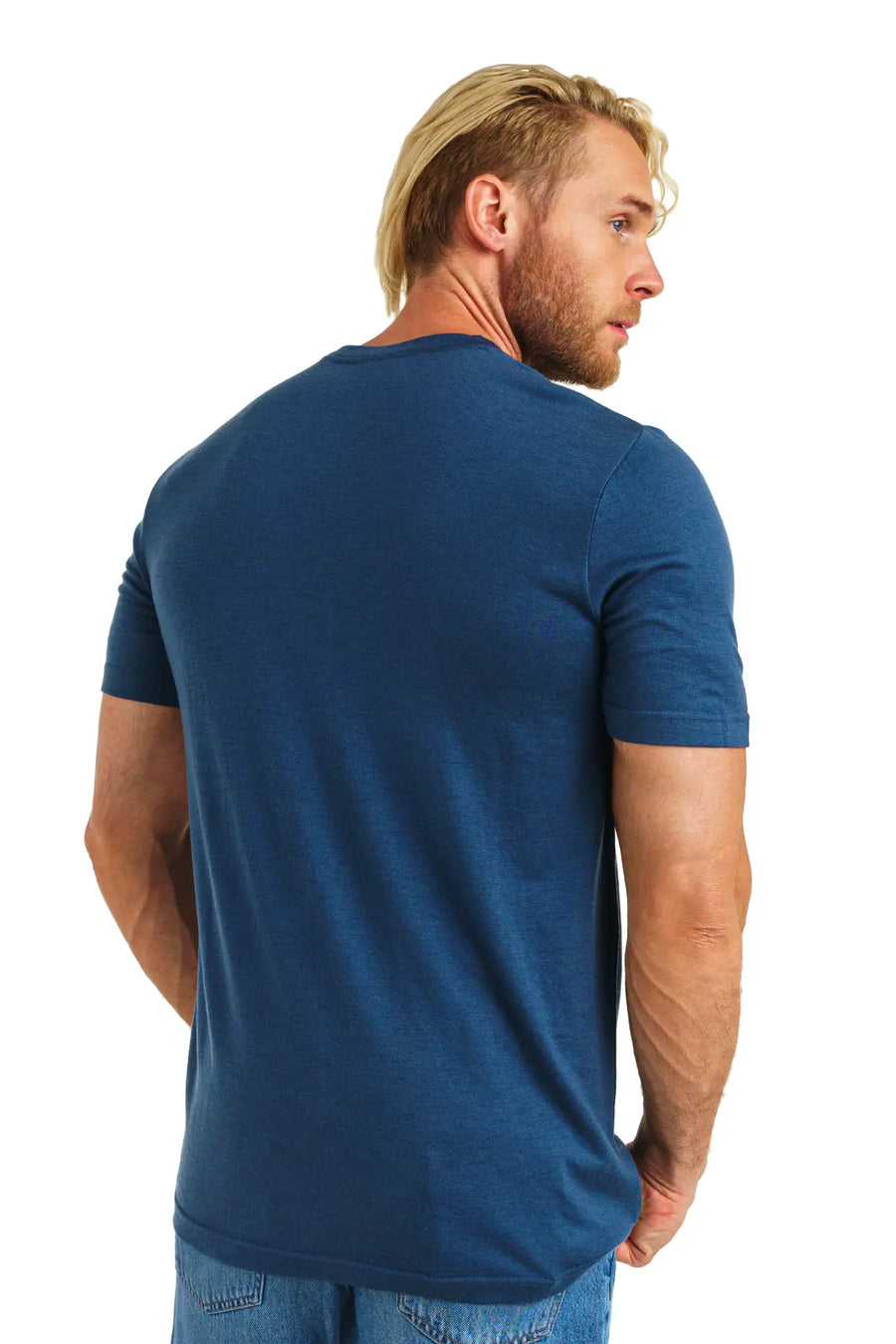 Men's Merino T-shirt 180 Denim Blue — view 2