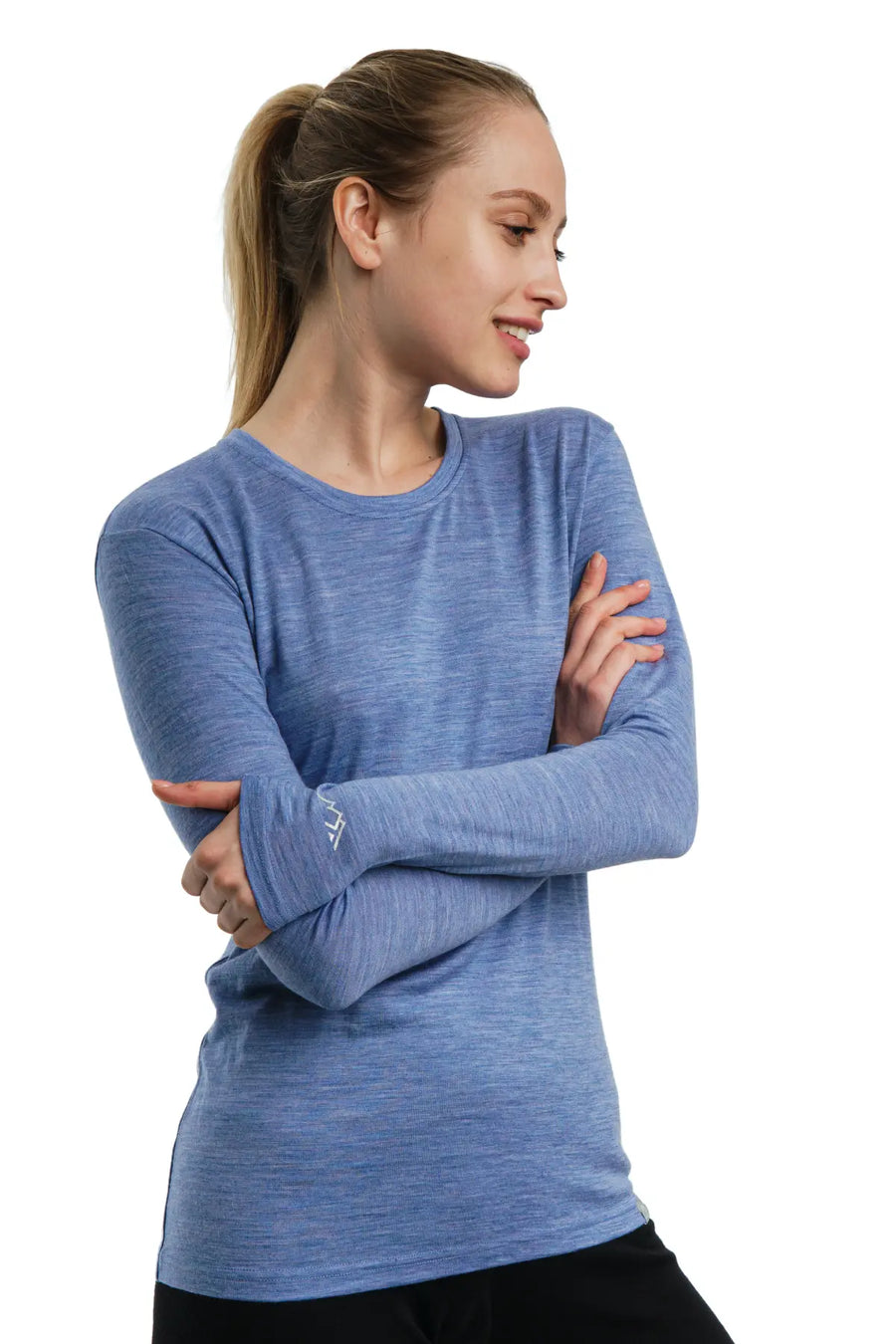 Women's Merino Long Sleeve 165 Deep Blue — view 2