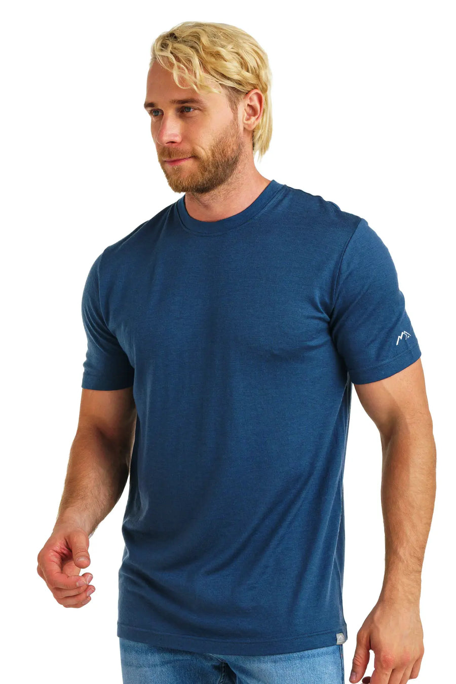 Men's Merino T-shirt 180 Denim Blue — view 3