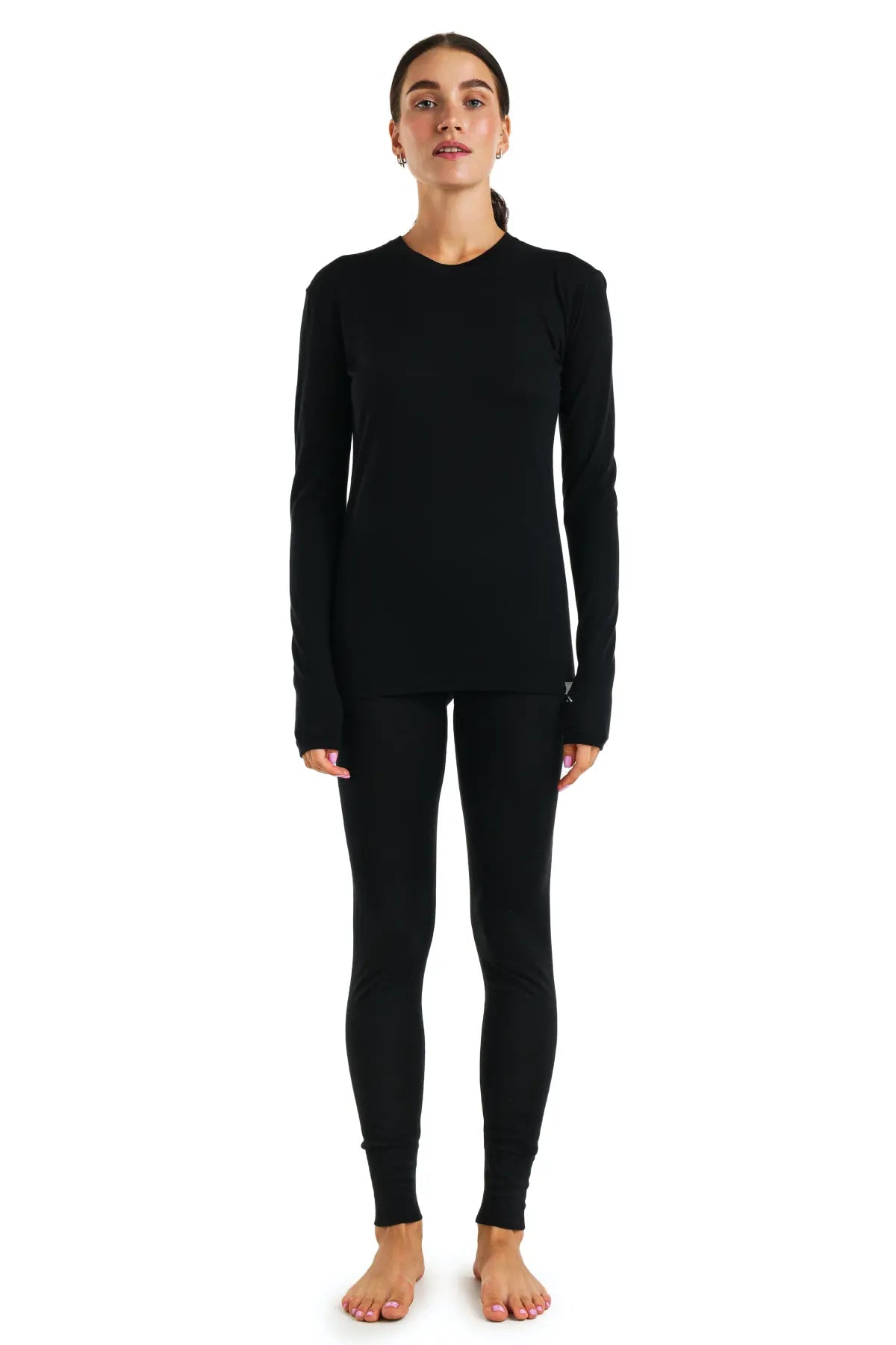 Women's Merino Thermal Set 165 Black - M