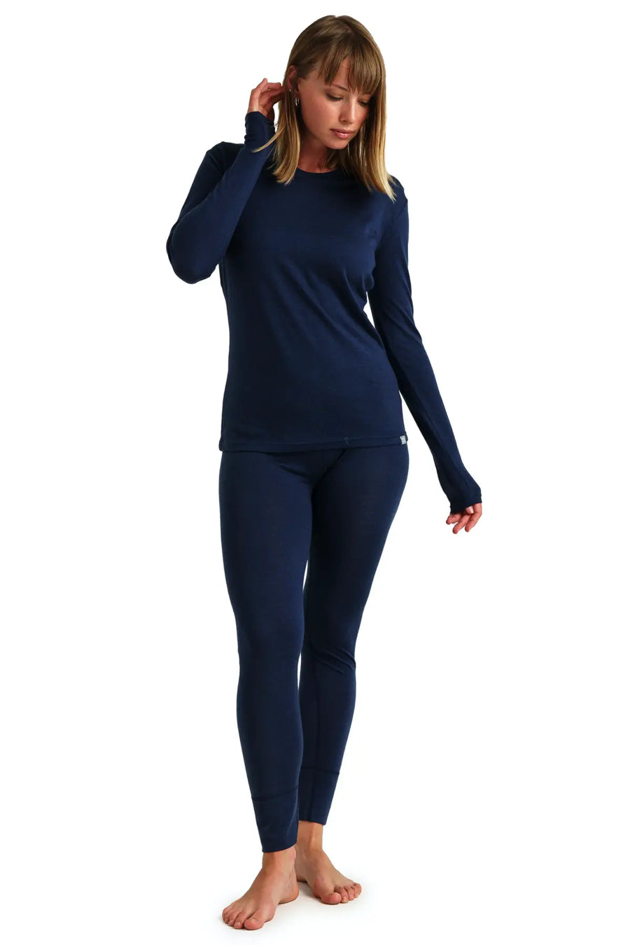 Women's Merino Thermal Set 165 Navy — view 3