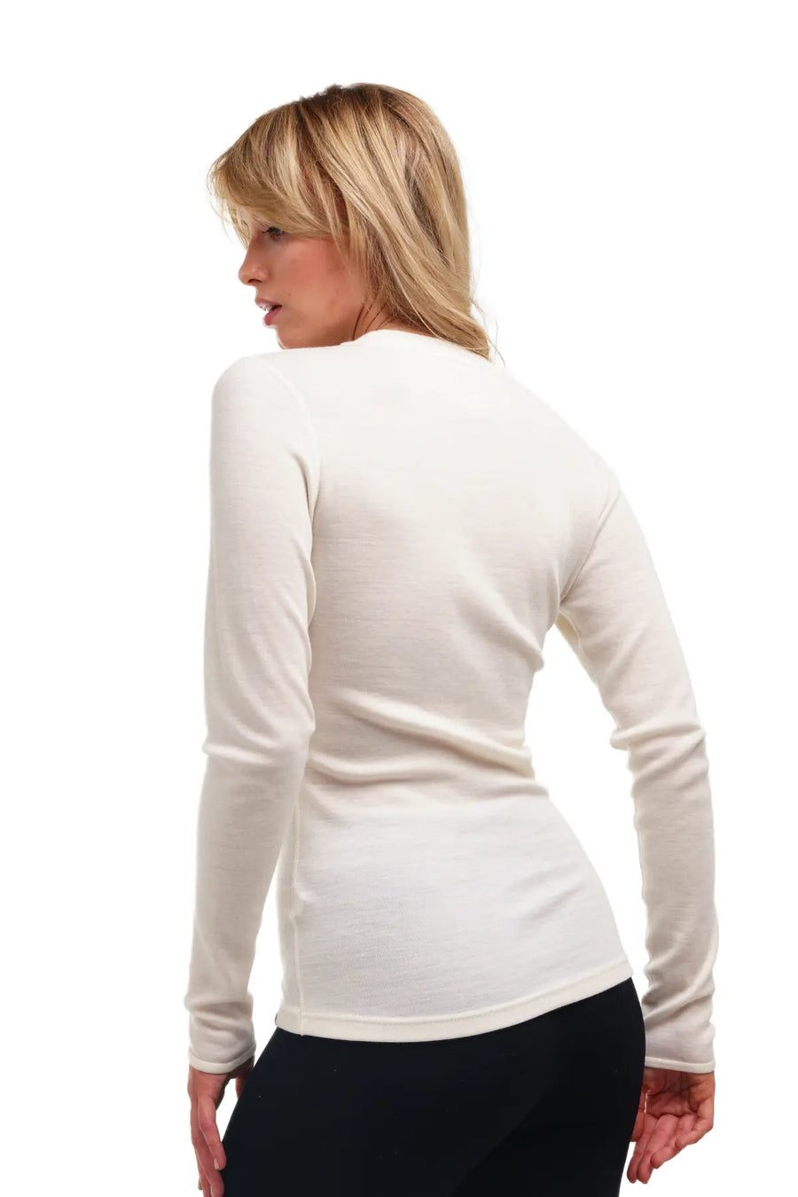 Women's Merino Long Sleeve 250 Natural Merinos — view 3