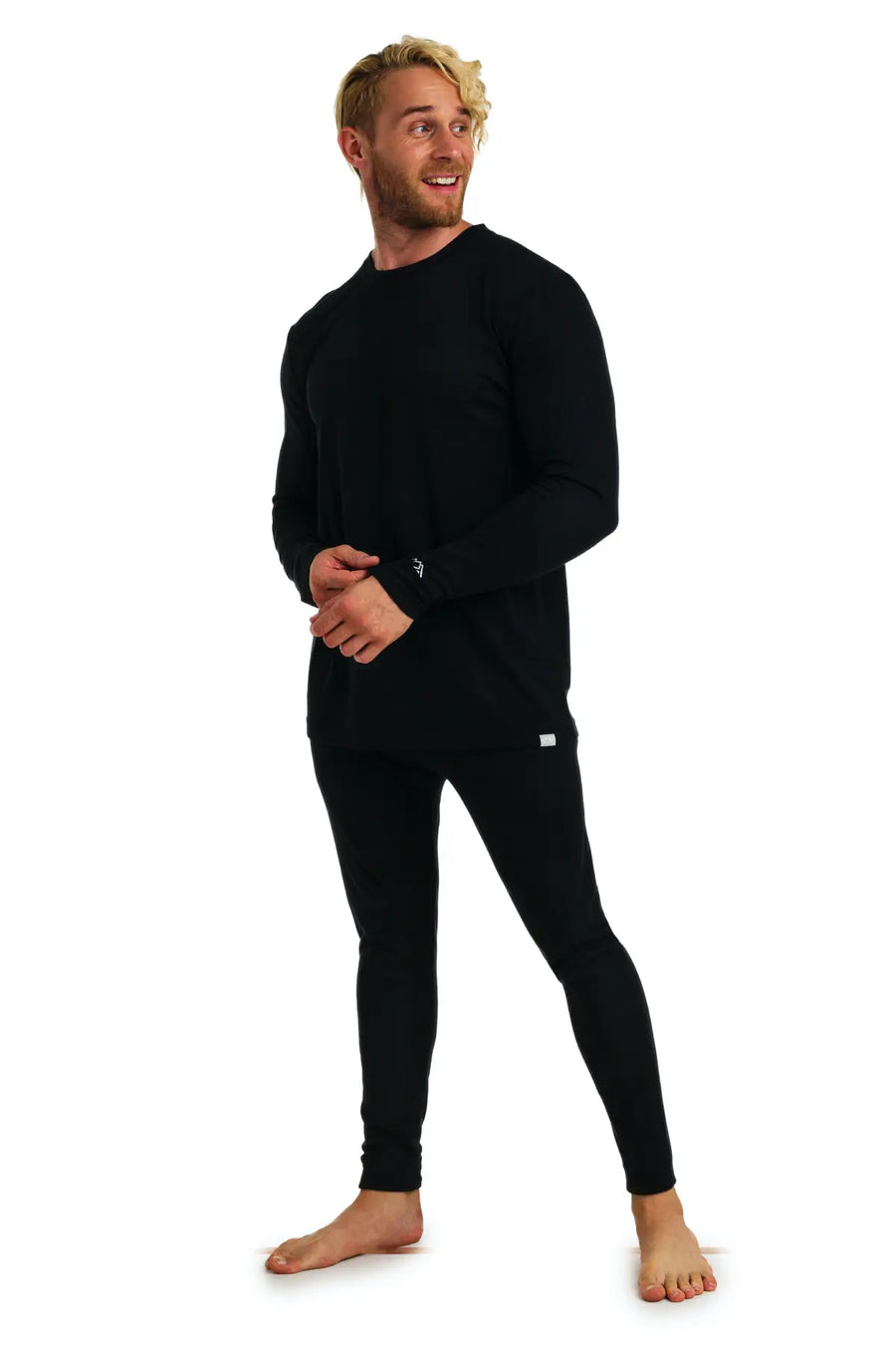 Men's Merino Thermal Set 165 Black — view 3