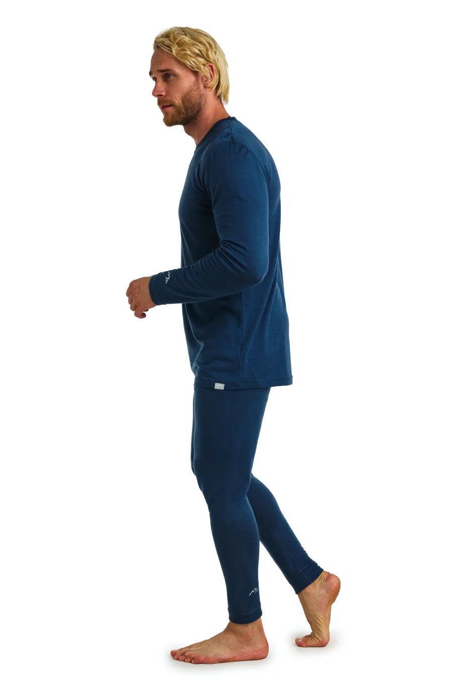 Men's Merino Thermal Set 165 Denim Blue — view 3