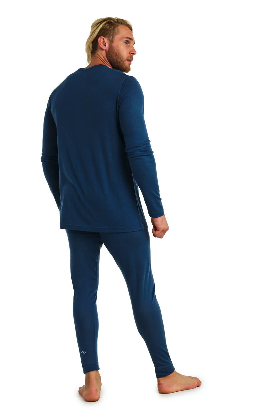 Men's Merino Thermal Set 165 Denim Blue — view 2