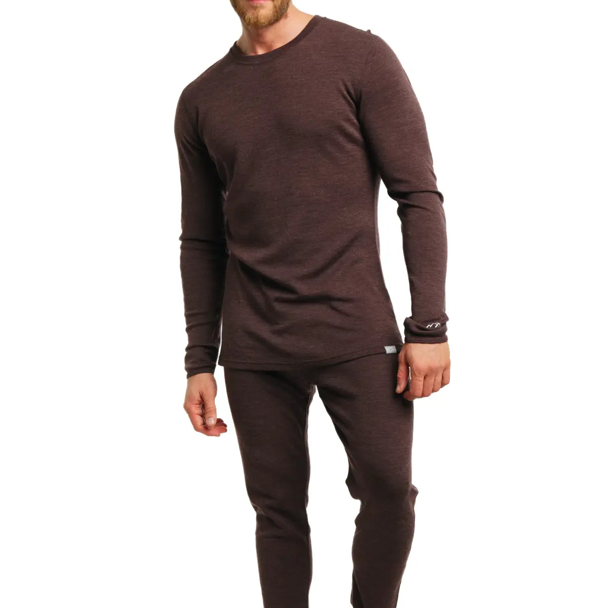 Merino Choco Men’s Merino Wool Thermal Set – Warm & Durable | Chocolate – Merino.tech