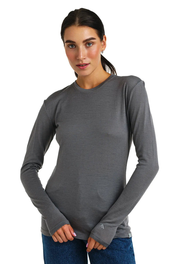Women's Merino Long Sleeve 165 Perfect Grey