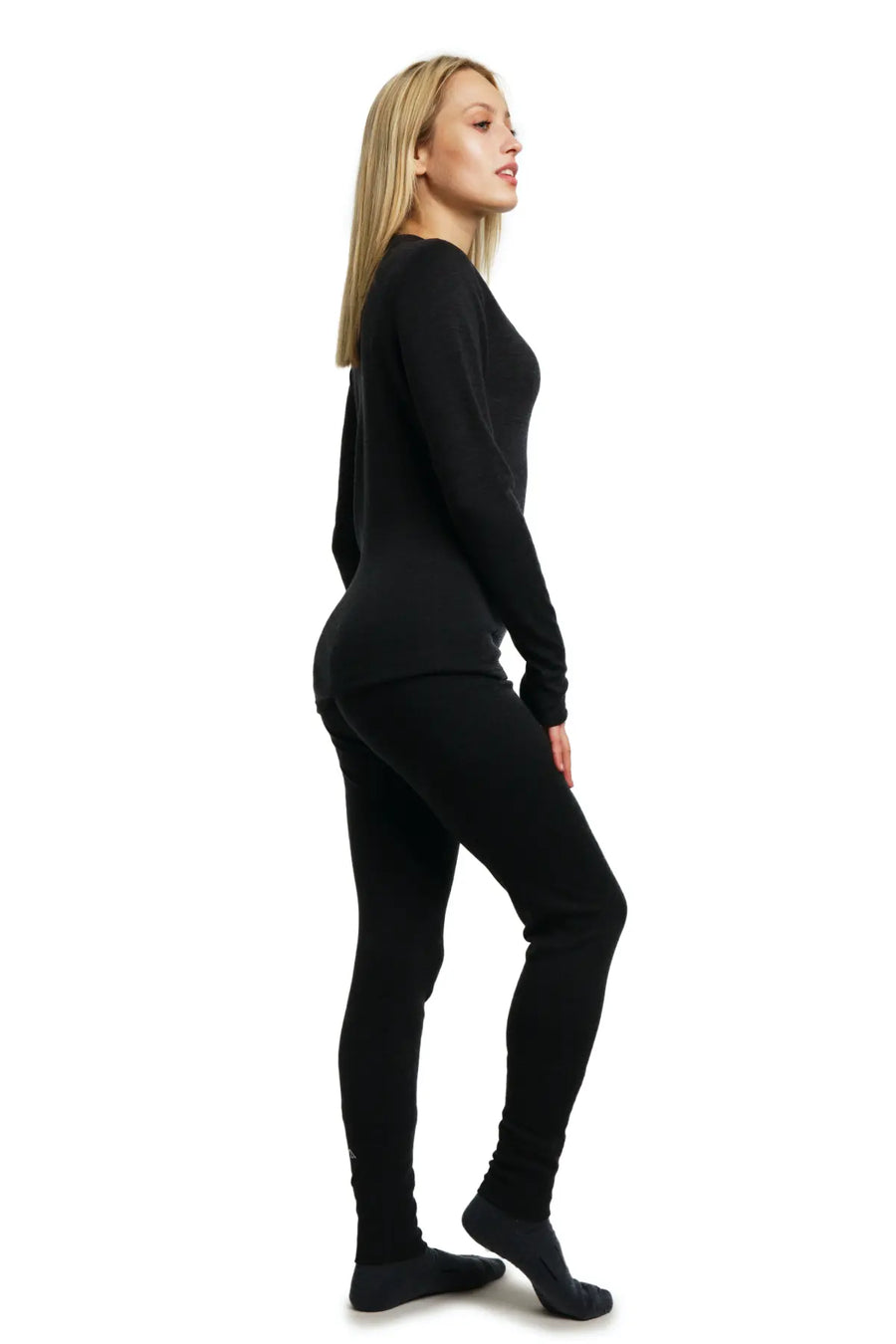 Women's Merino Thermal Set 250 Charcoal Grey — view 2