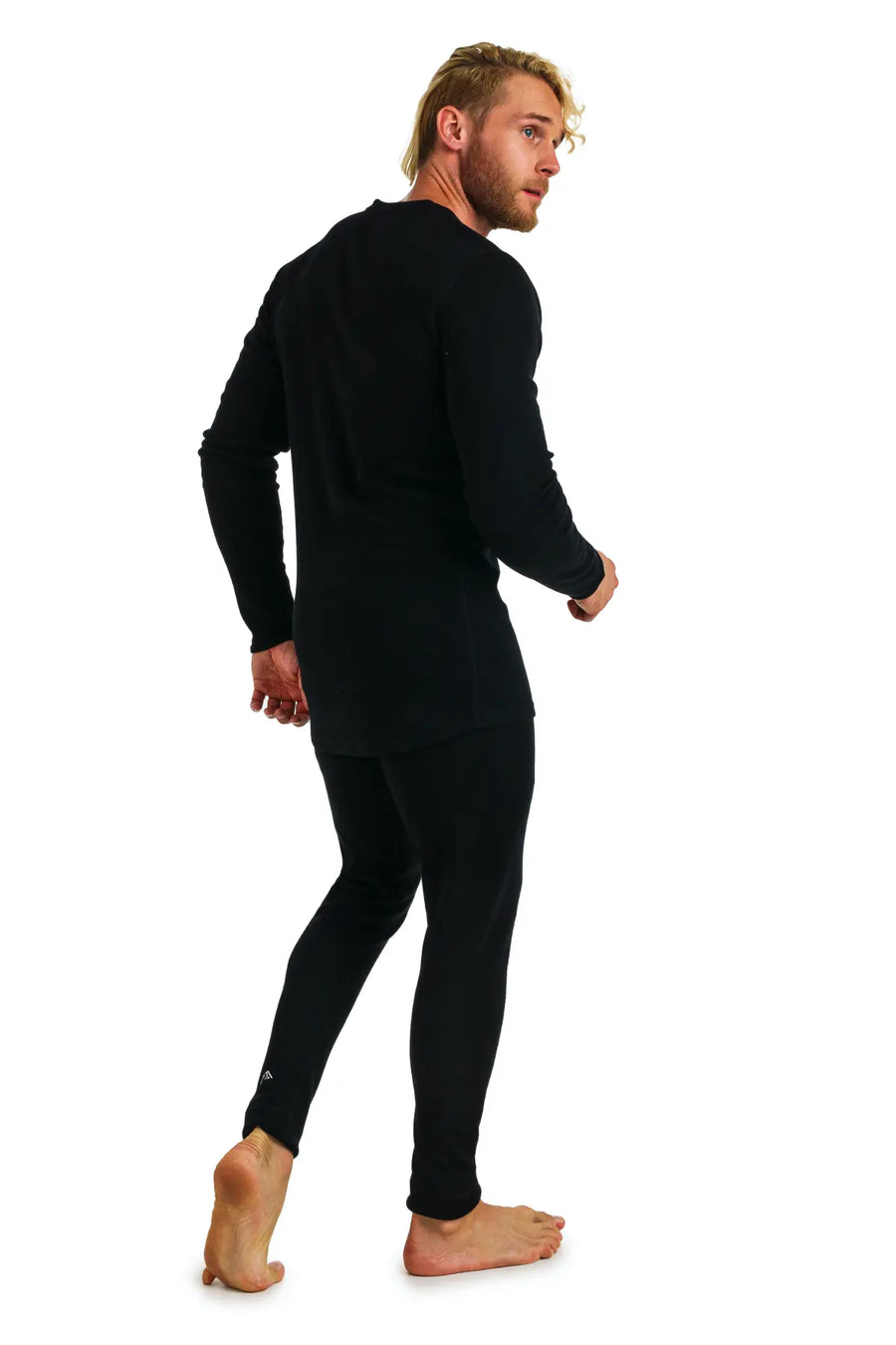 Men's Merino Thermal Set 320 Black — view 3