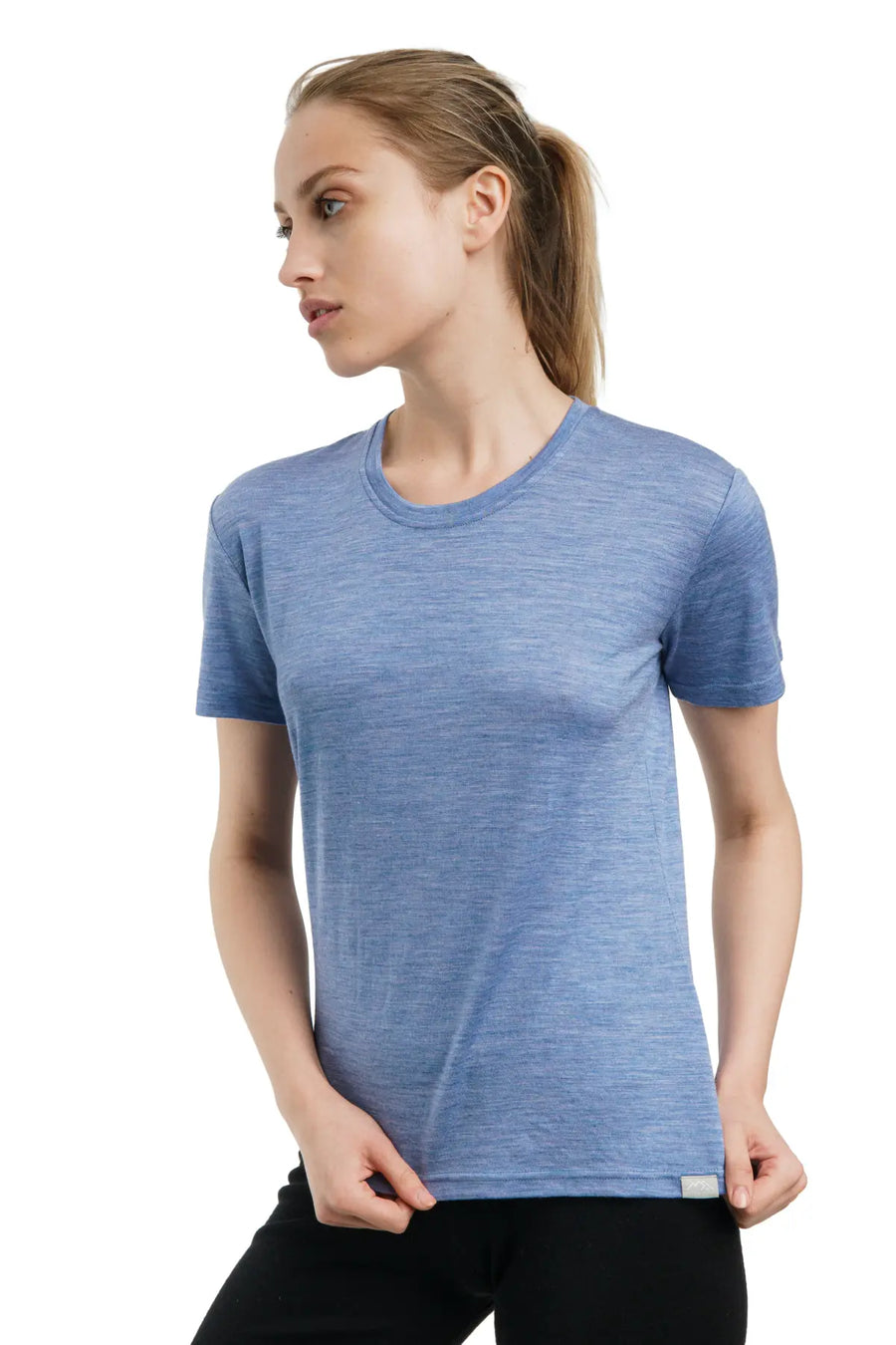 Women's Merino T-shirt 180 Dark Blue Crewneck