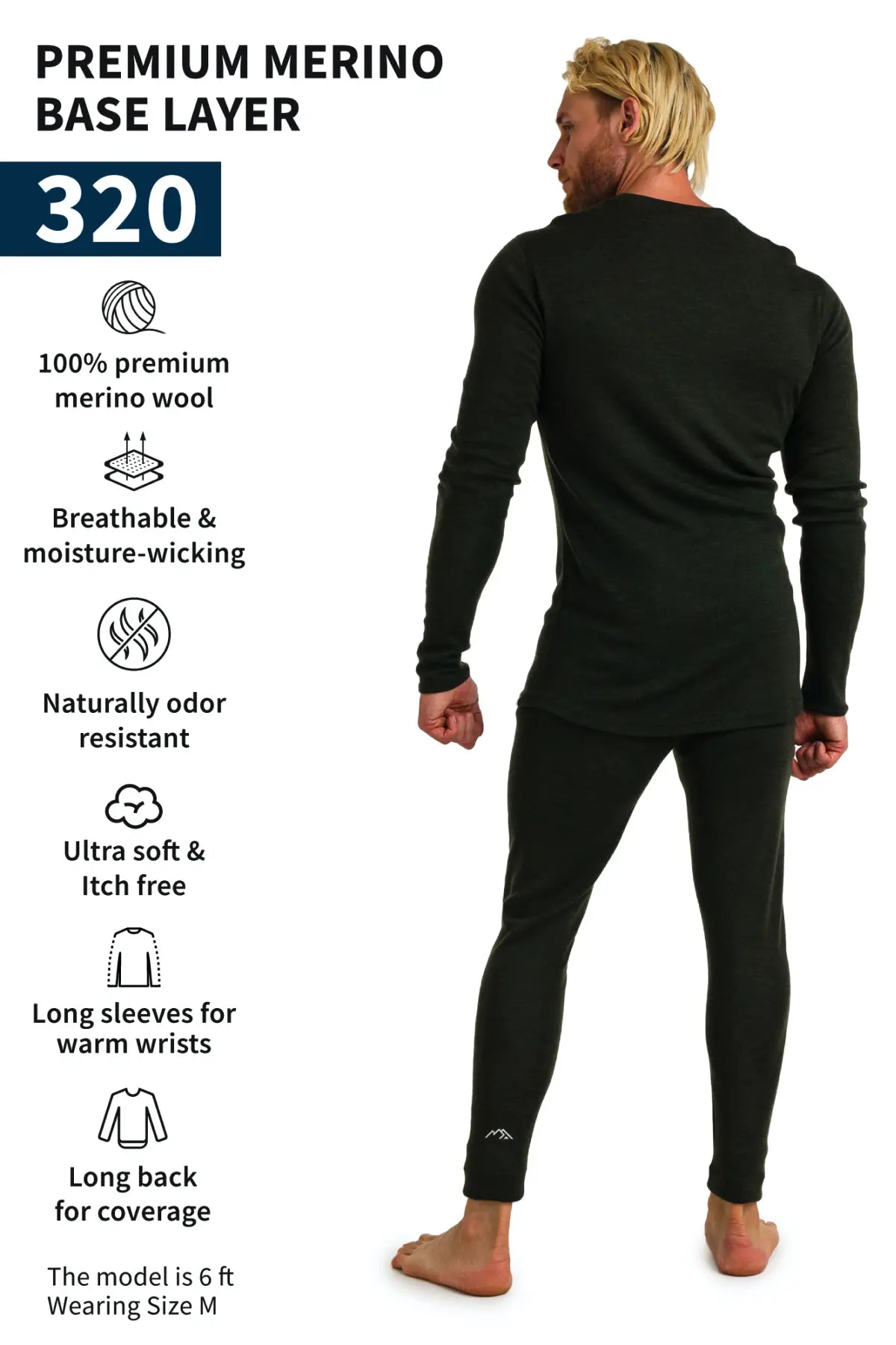 Merin Base Layers Men's Merino Wool Base Layer Sets for All-Season Performance – Merino Tech