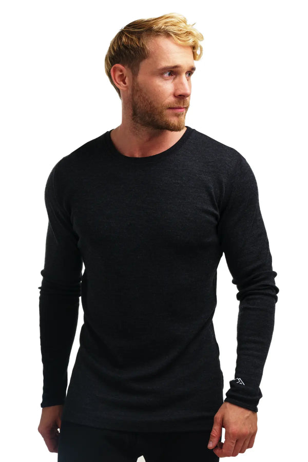 Men's Merino Long Sleeve 250 Charcoal Gray