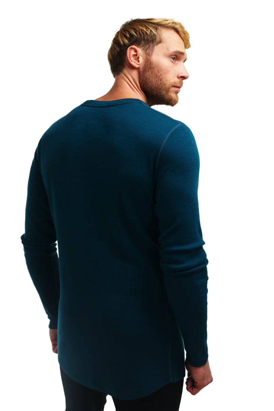 Men's Merino Long Sleeve 250 Deep Teal — view 3