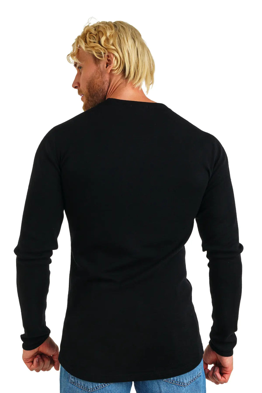 Men's Merino Long Sleeve 320 Black — view 3
