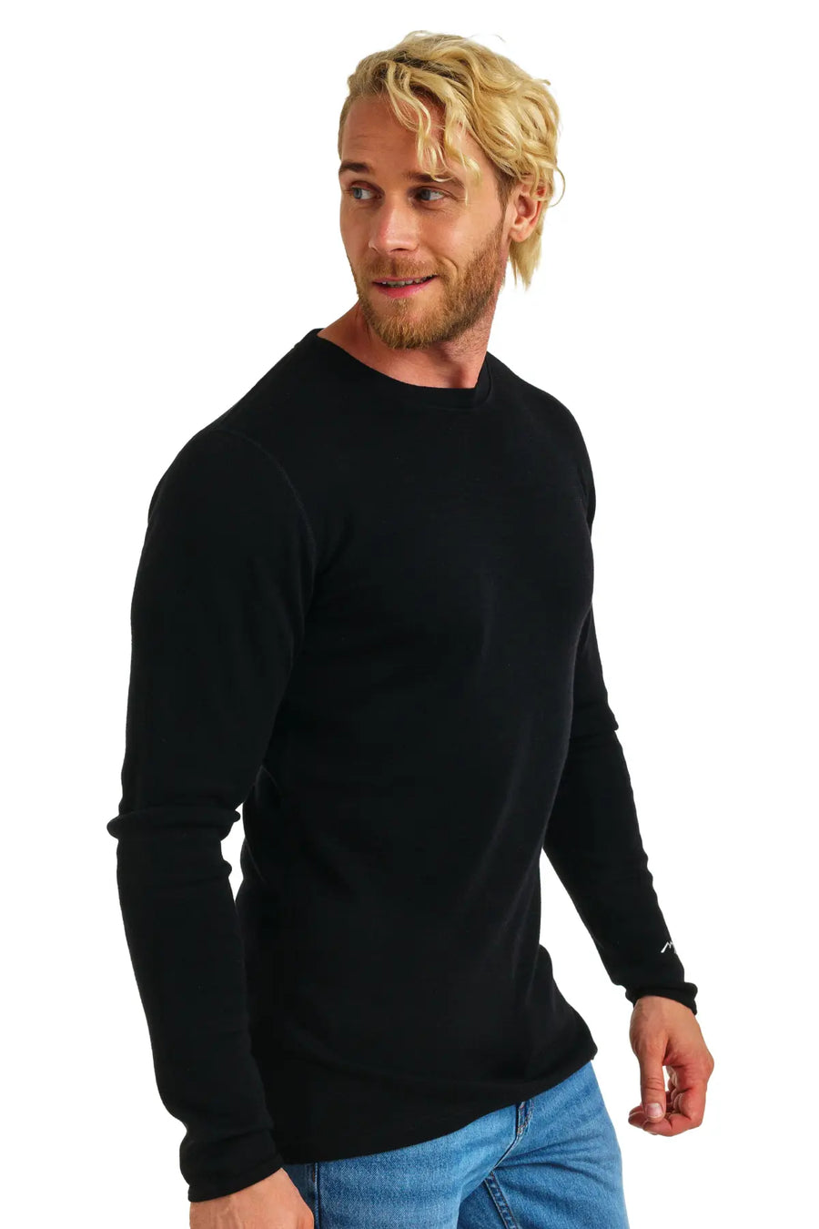 Men's Merino Long Sleeve 320 Black — view 2