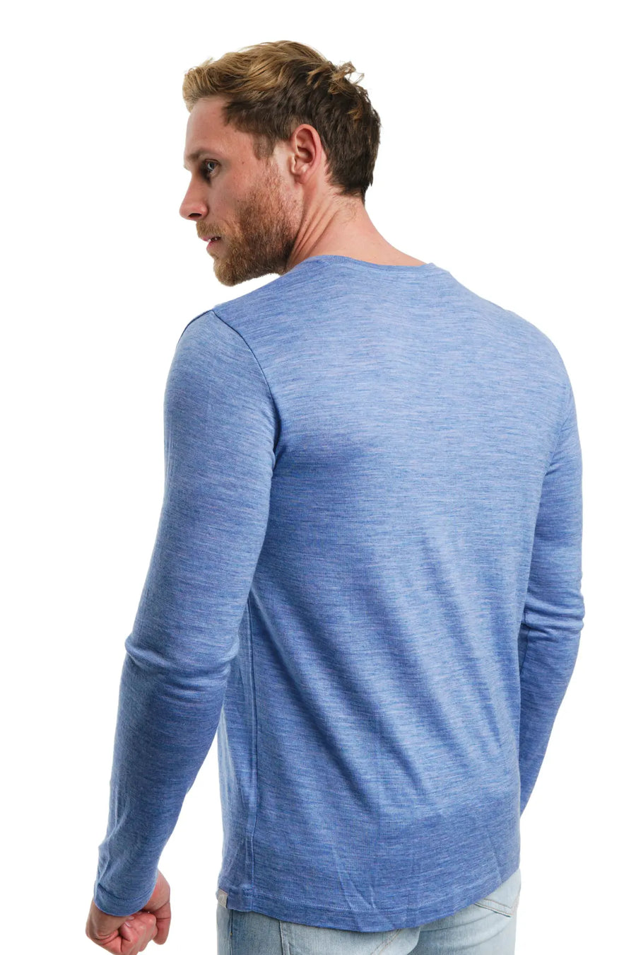 Men's Merino Long Sleeve 165 Deep Blue — view 2