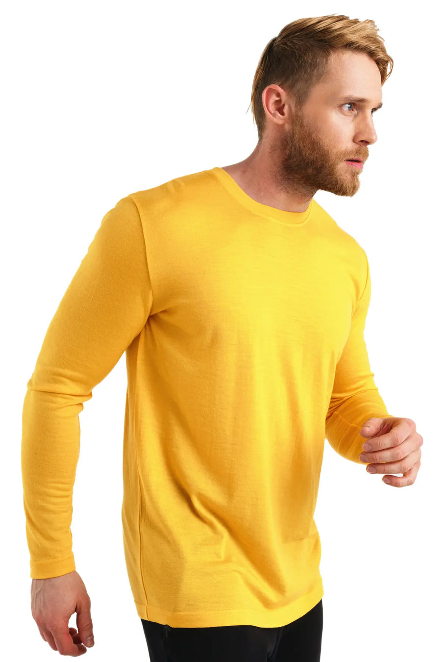 Men's Merino Long Sleeve 165 Gold — view 2