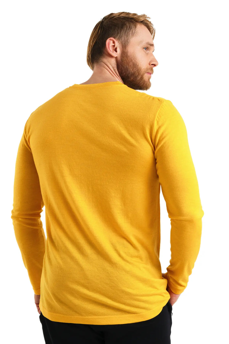 Men's Merino Long Sleeve 165 Gold — view 3