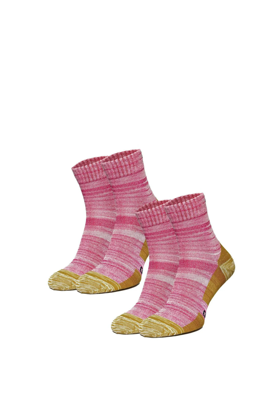 Merino Wool Running Socks, 2 pack, Beetroot Olive