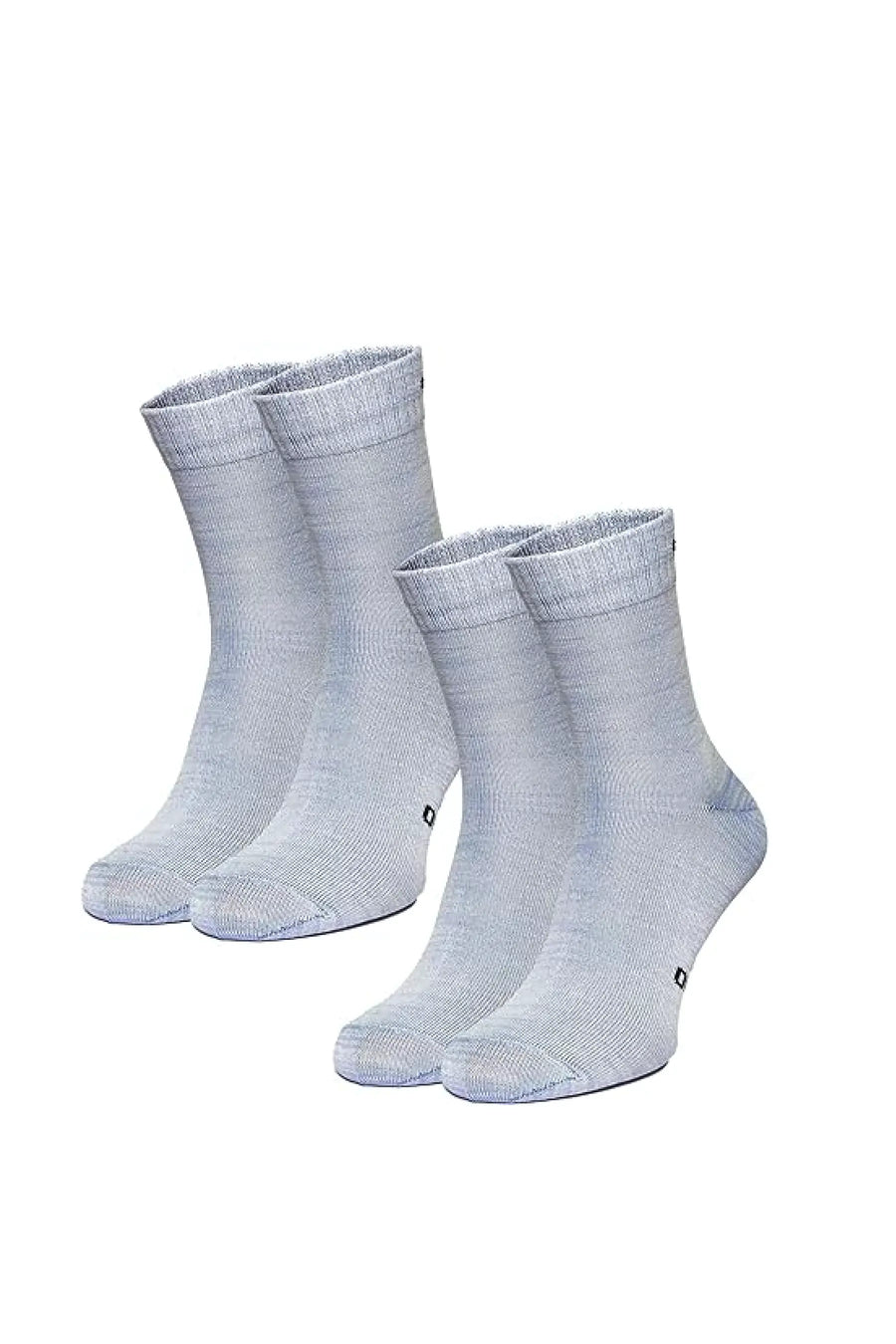 Merino Wool Running Socks, 2 pack, Powder Blue