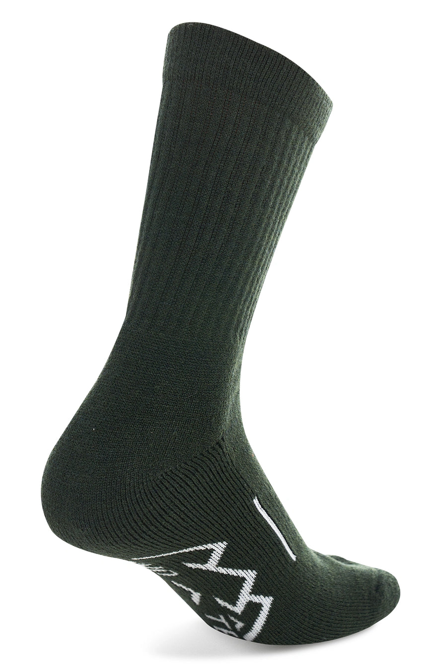 Merino Wool Hiking Socks, 3 pack, Hunter Green — view 4