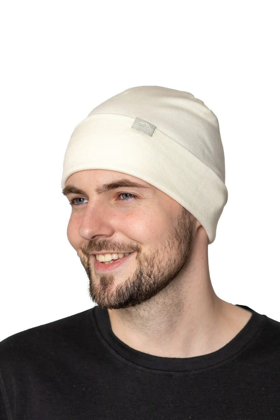 Adult Beanie Natural Merinos — view 2