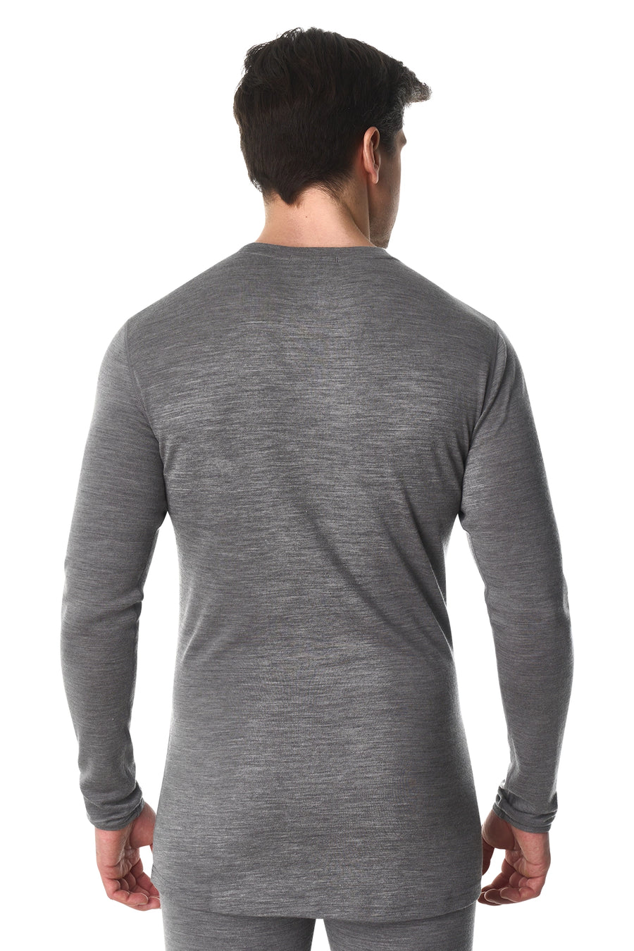 Men's Merino Long Sleeve 250 Gray Heather — view 5
