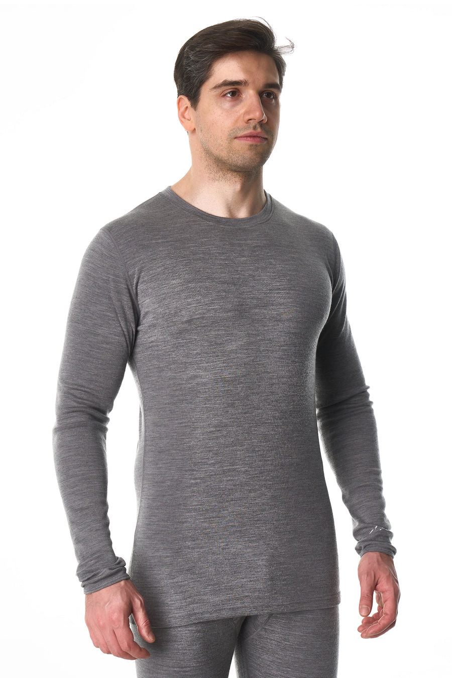 Men's Merino Long Sleeve 250 Gray Heather — view 3