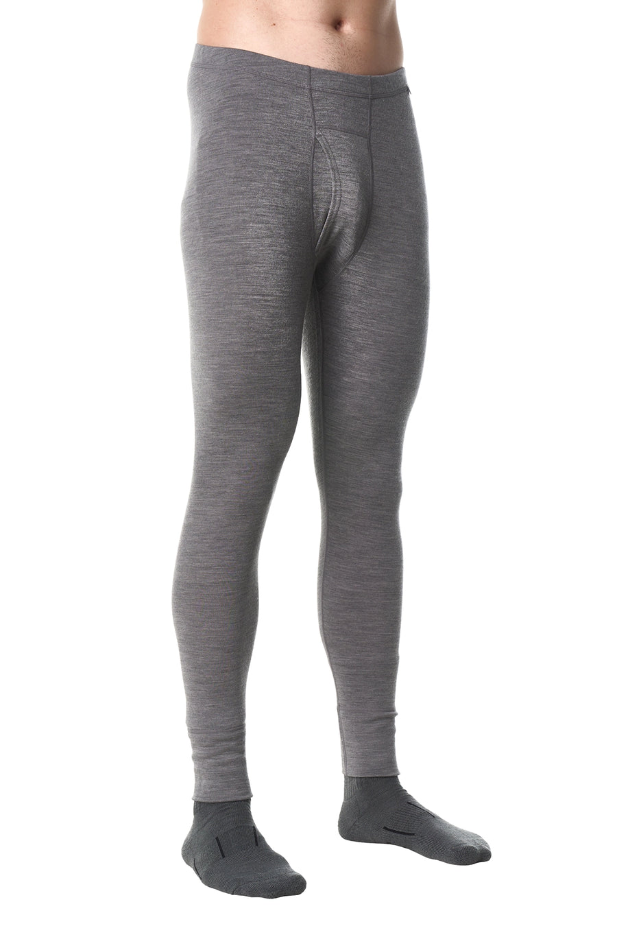 Men's Merino Pants 250 Gray Heather — view 2