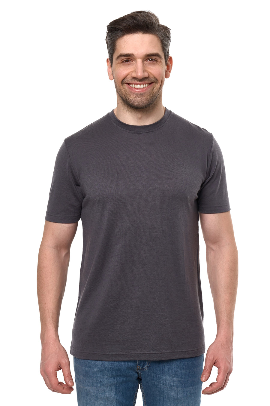 Men's Merino Sport T-shirt Dark Charcoal