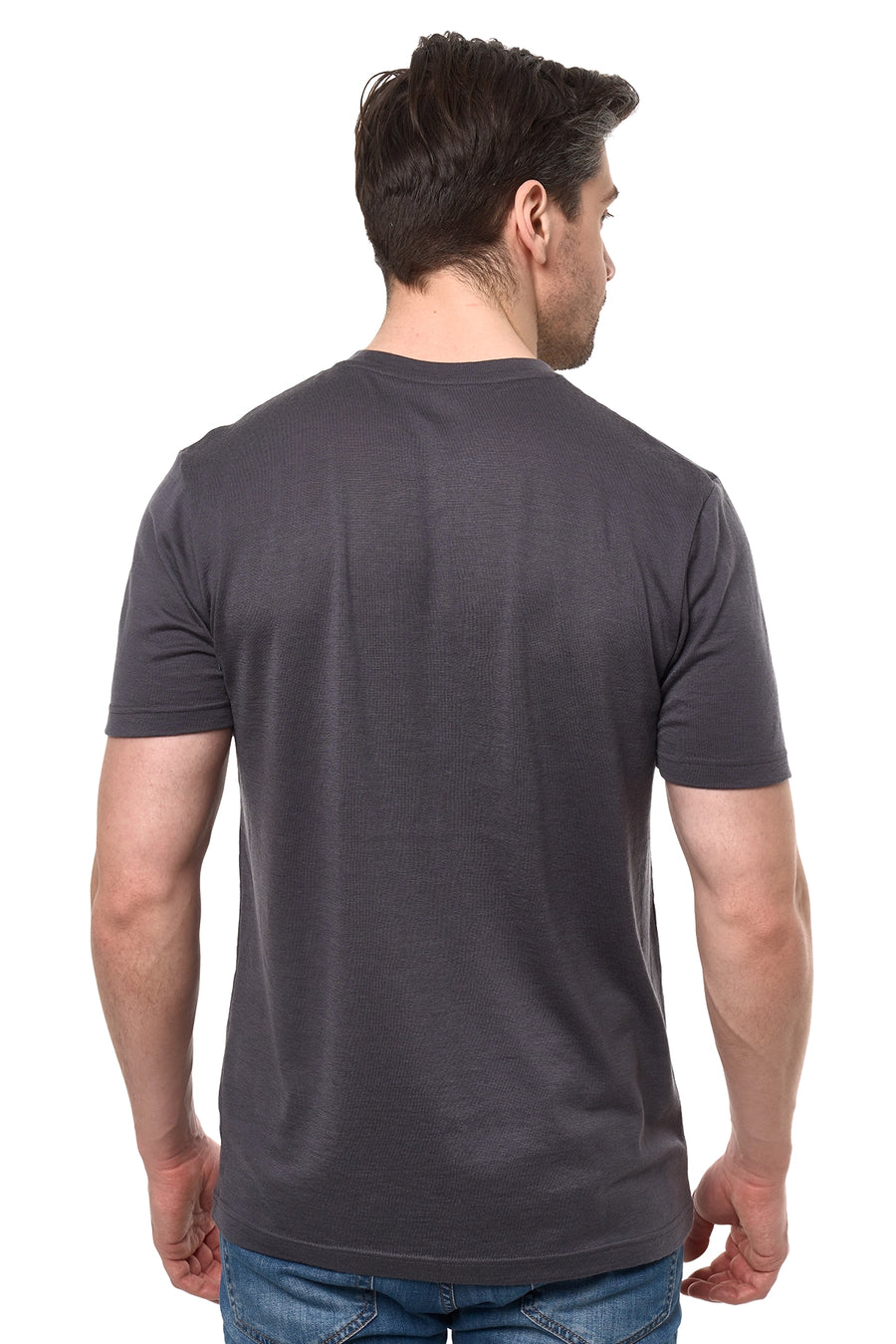 Men's Merino Sport T-shirt Dark Charcoal — view 2