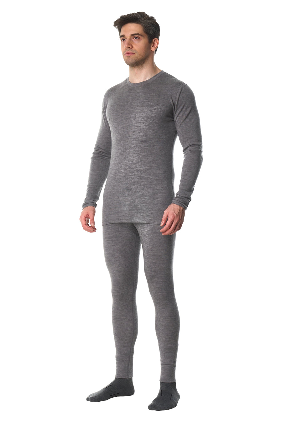 Men's Merino Thermal Set 250 Heather Grey — view 3
