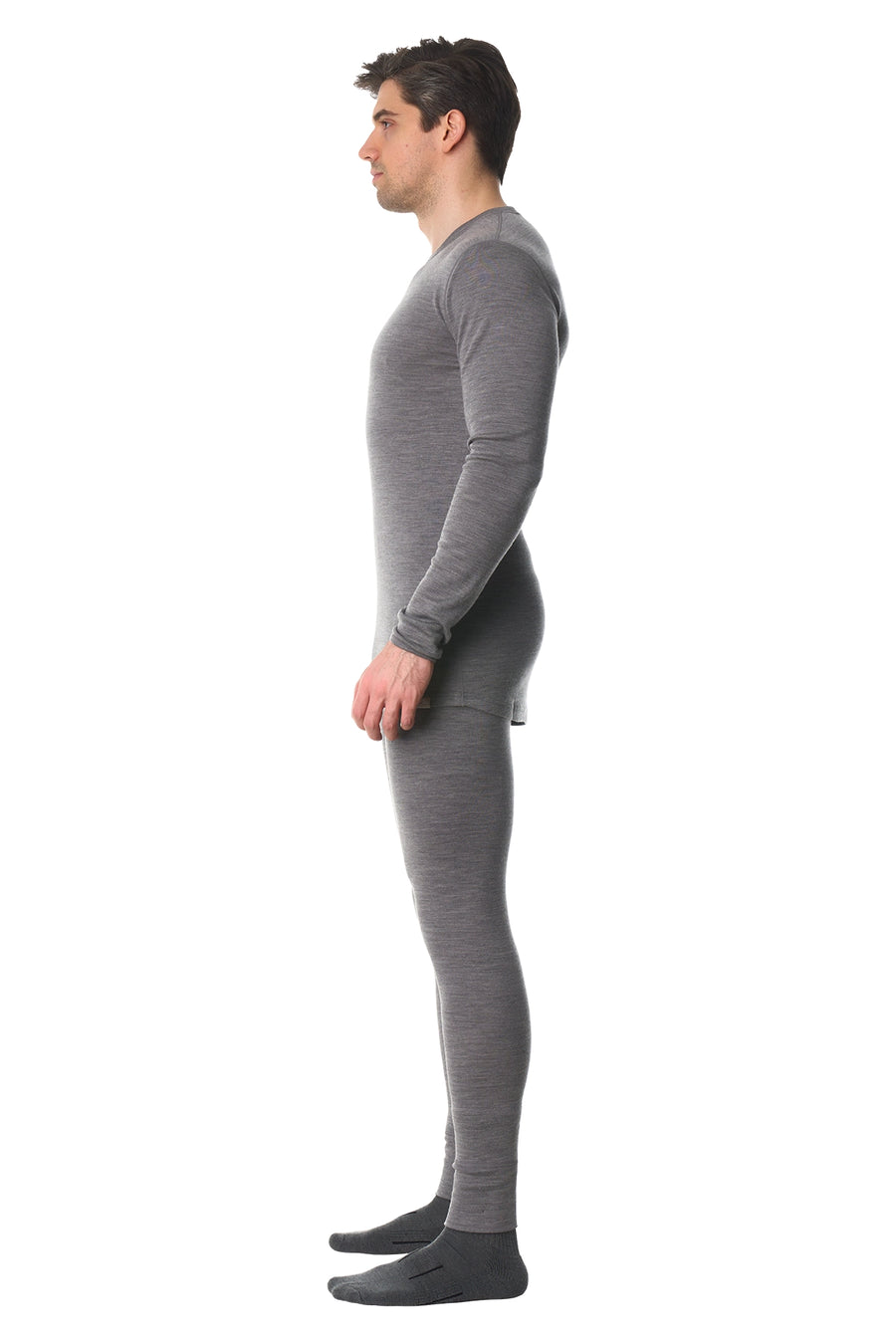 Men's Merino Thermal Set 250 Heather Grey — view 5